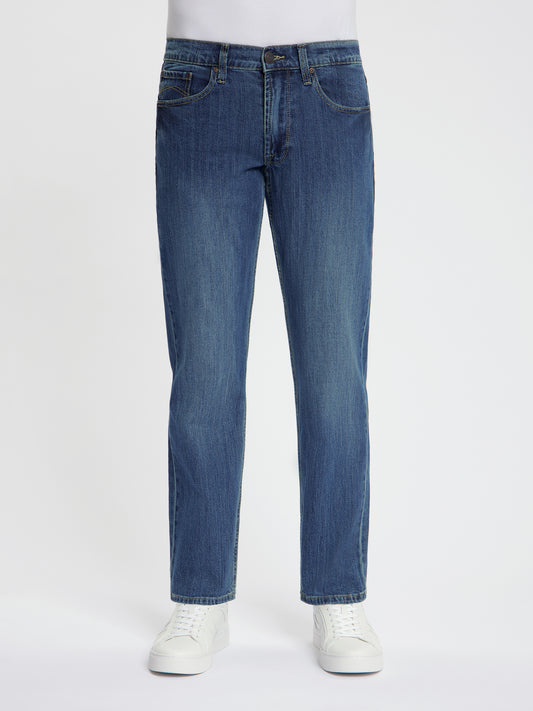 MASKOVICK Clinton Regular Fit Stretch Jeans Heren – Dark Used