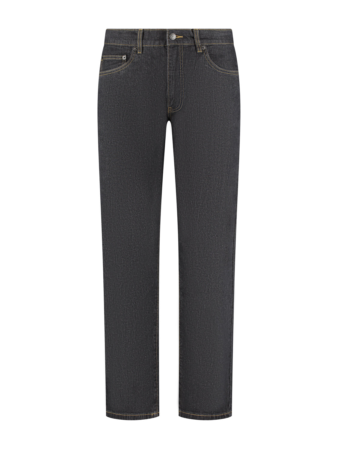 DJX 121 Regular Fit Stretch Jeans Heren – Black Stone