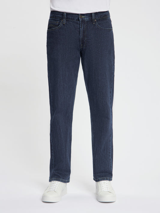 MASKOVICK Clinton Regular Fit Stretch Jeans Heren – Dark Rinsed