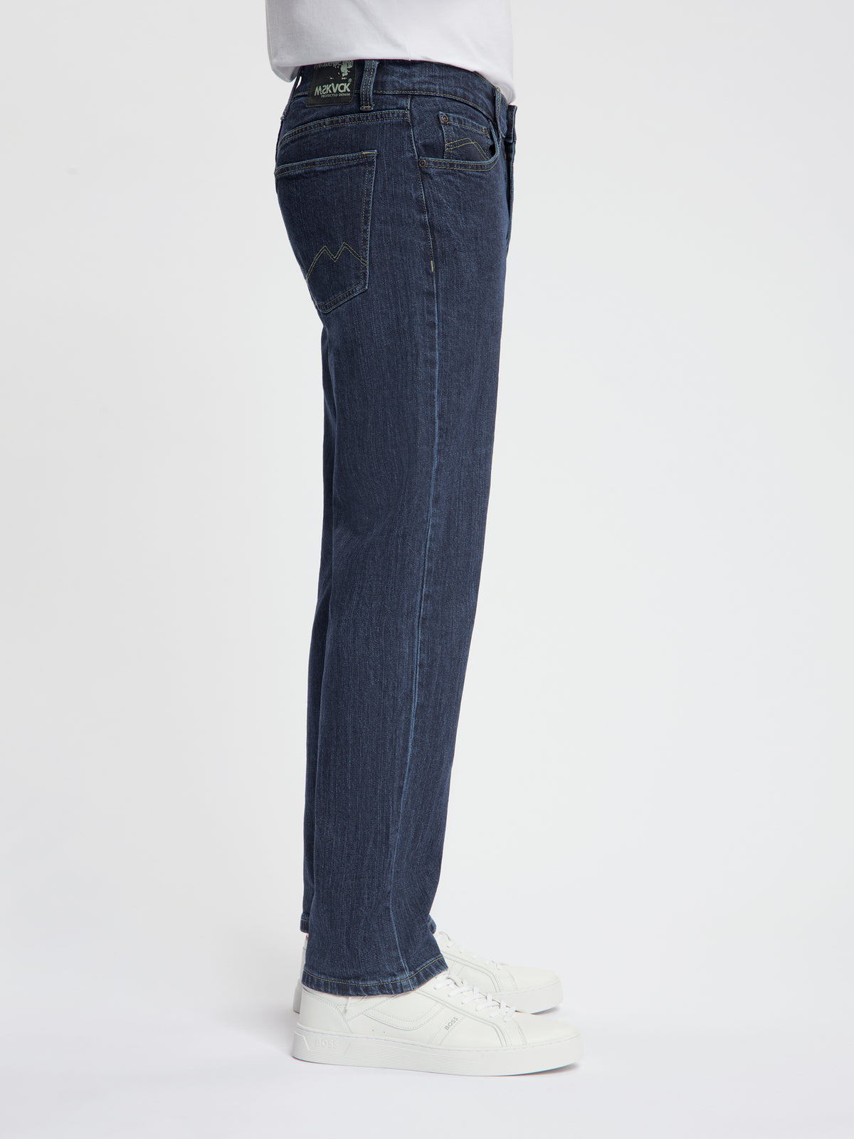 MASKOVICK Clinton Regular Fit Stretch Jeans Heren – Dark Rinsed