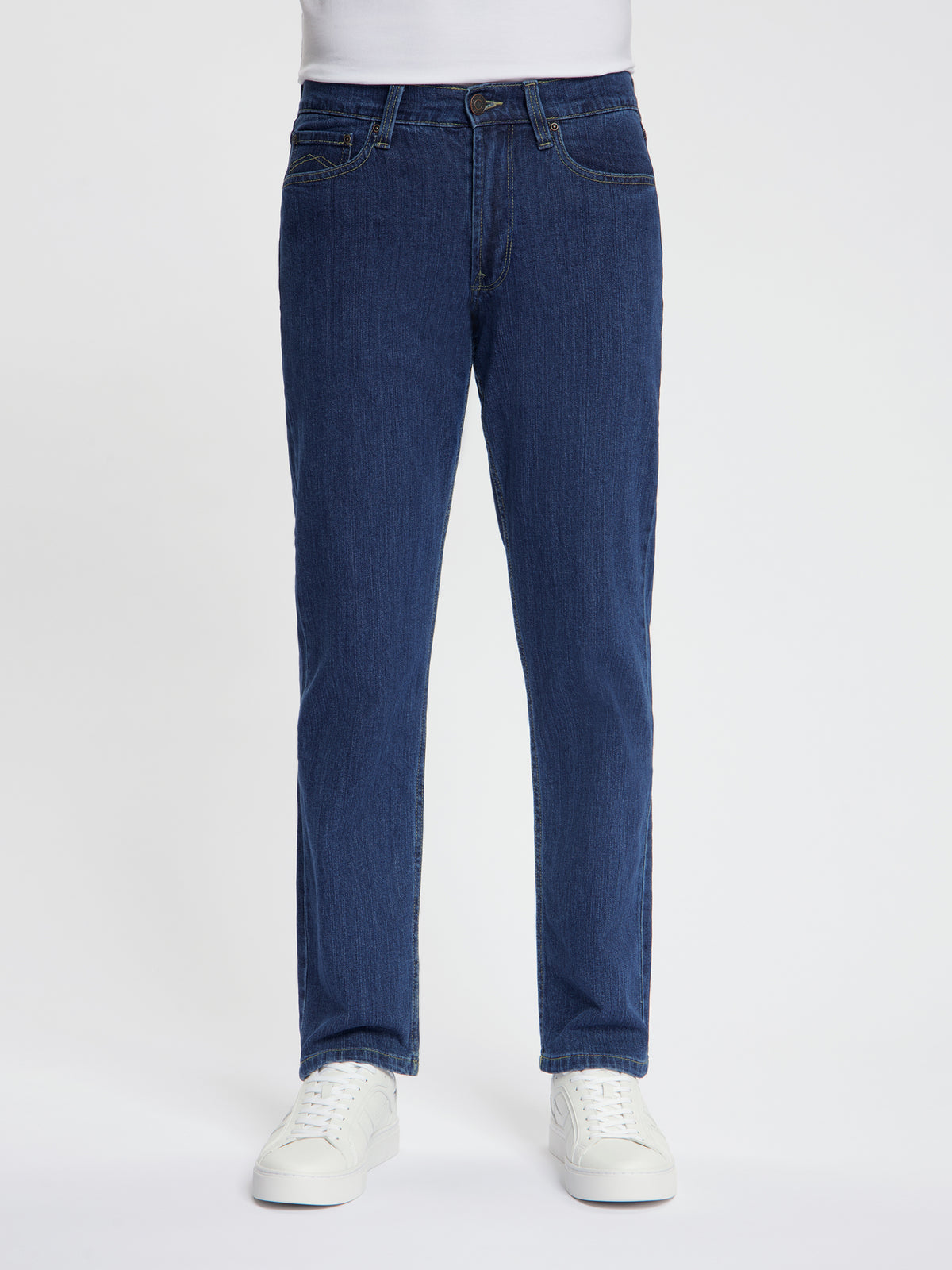 MASKOVICK Clinton Regular Fit Stretch Jeans Heren – Dark Stone