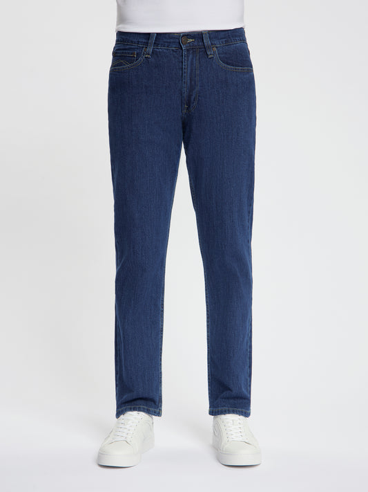 MASKOVICK Clinton Regular Fit Stretch Jeans Heren – Dark Stone