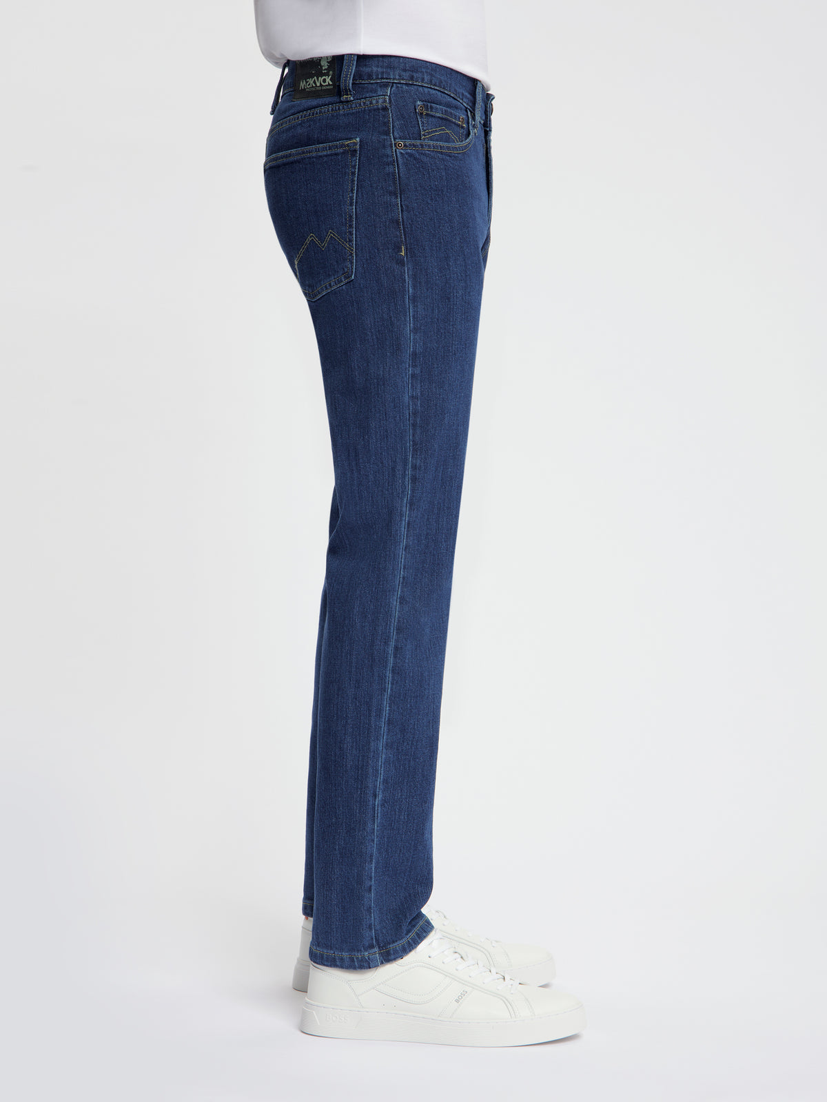 MASKOVICK Clinton Regular Fit Stretch Jeans Heren – Dark Stone