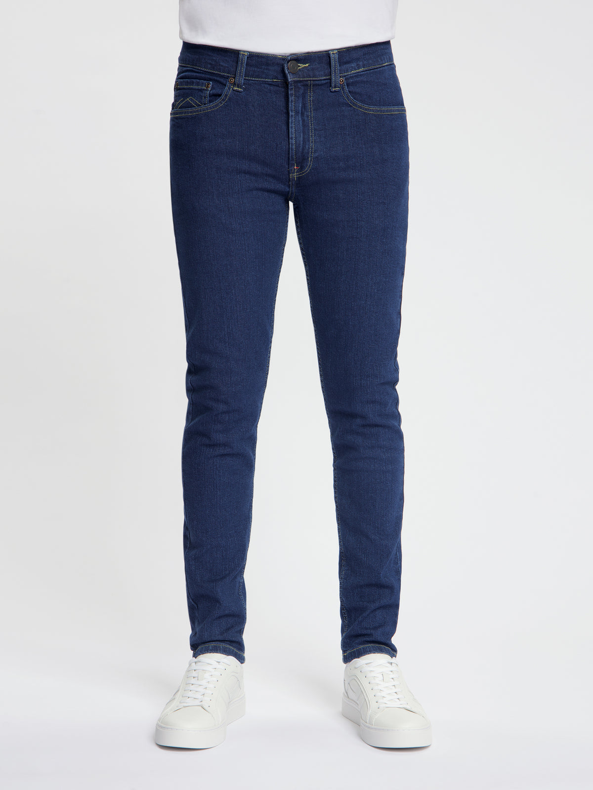 MASKOVICK Milano Slim Fit Stretch Heren Jeans – Dark Stone