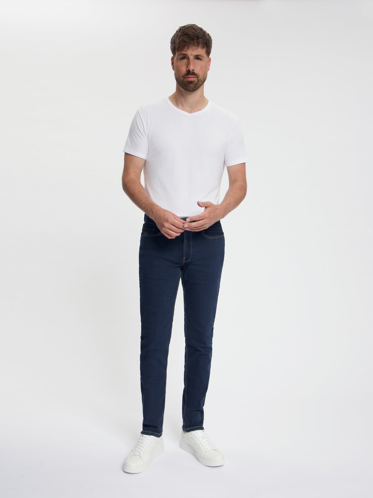 MASKOVICK Milano Slim Fit Stretch Heren Jeans – Blue Black