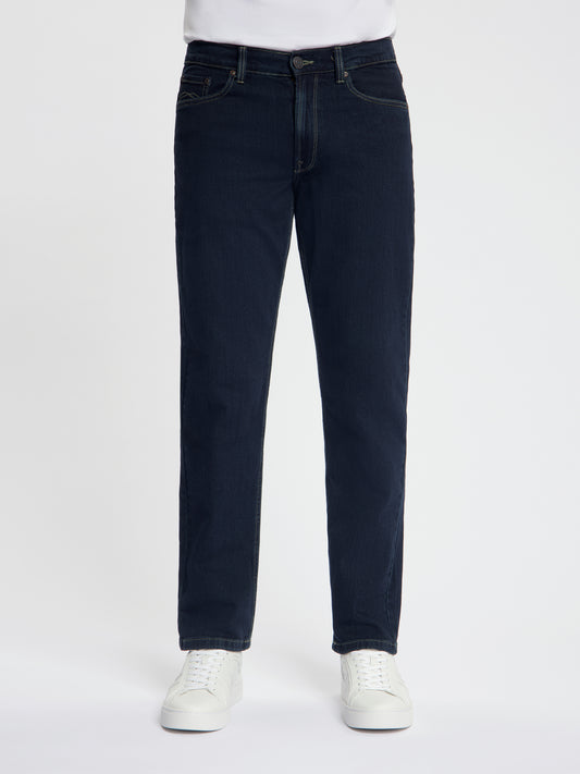 MASKOVICK Clinton Regular Fit Stretch Jeans Heren – Blue Black