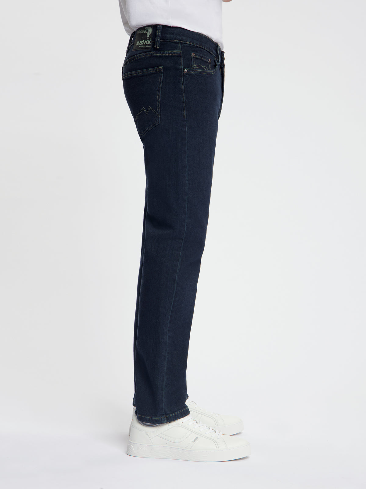 MASKOVICK Clinton Regular Fit Stretch Jeans Heren – Blue Black