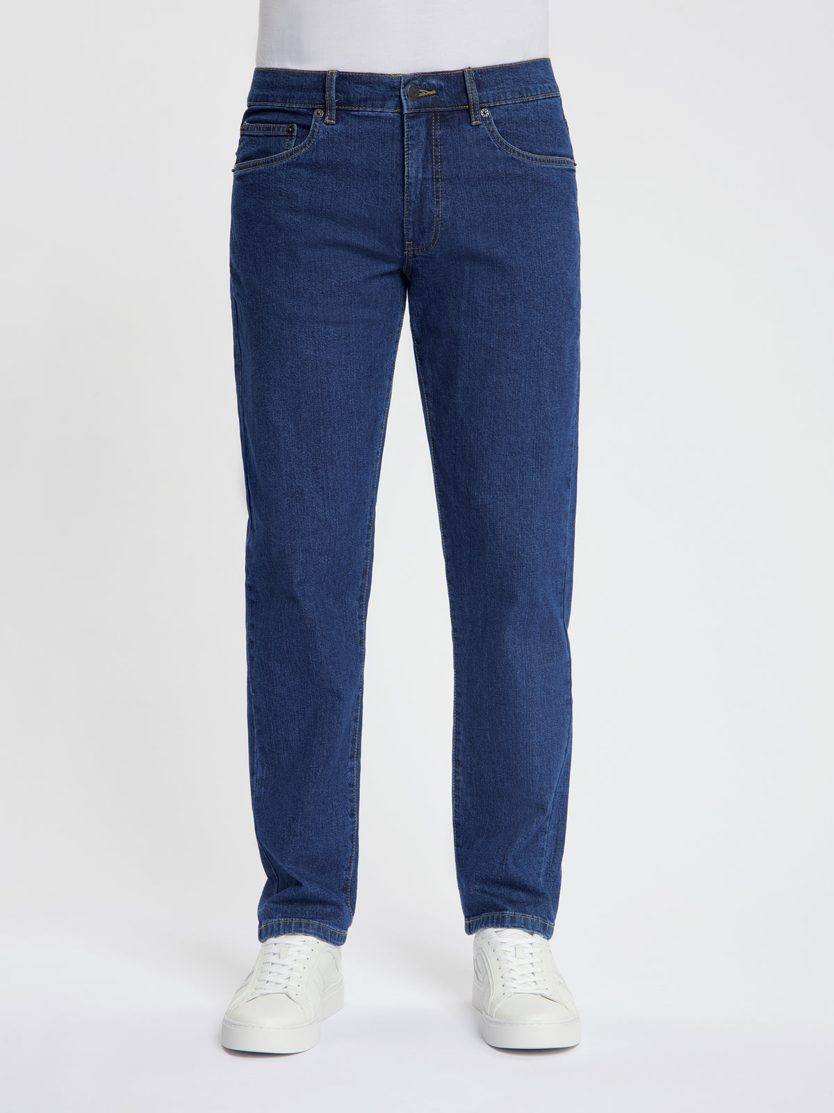 DJX 121 Regular Fit Stretch Jeans Heren – Dark Stone
