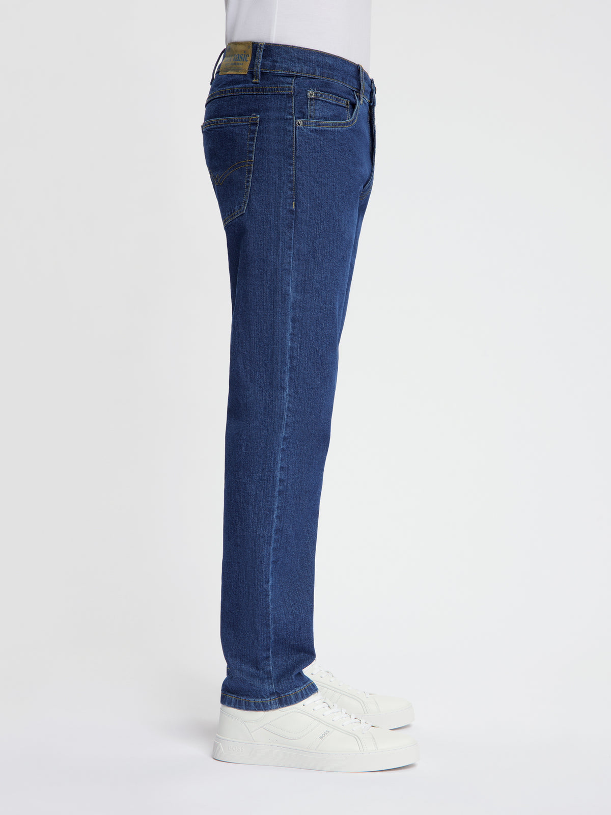 DJX 121 Regular Fit Stretch Jeans Heren – Dark Stone