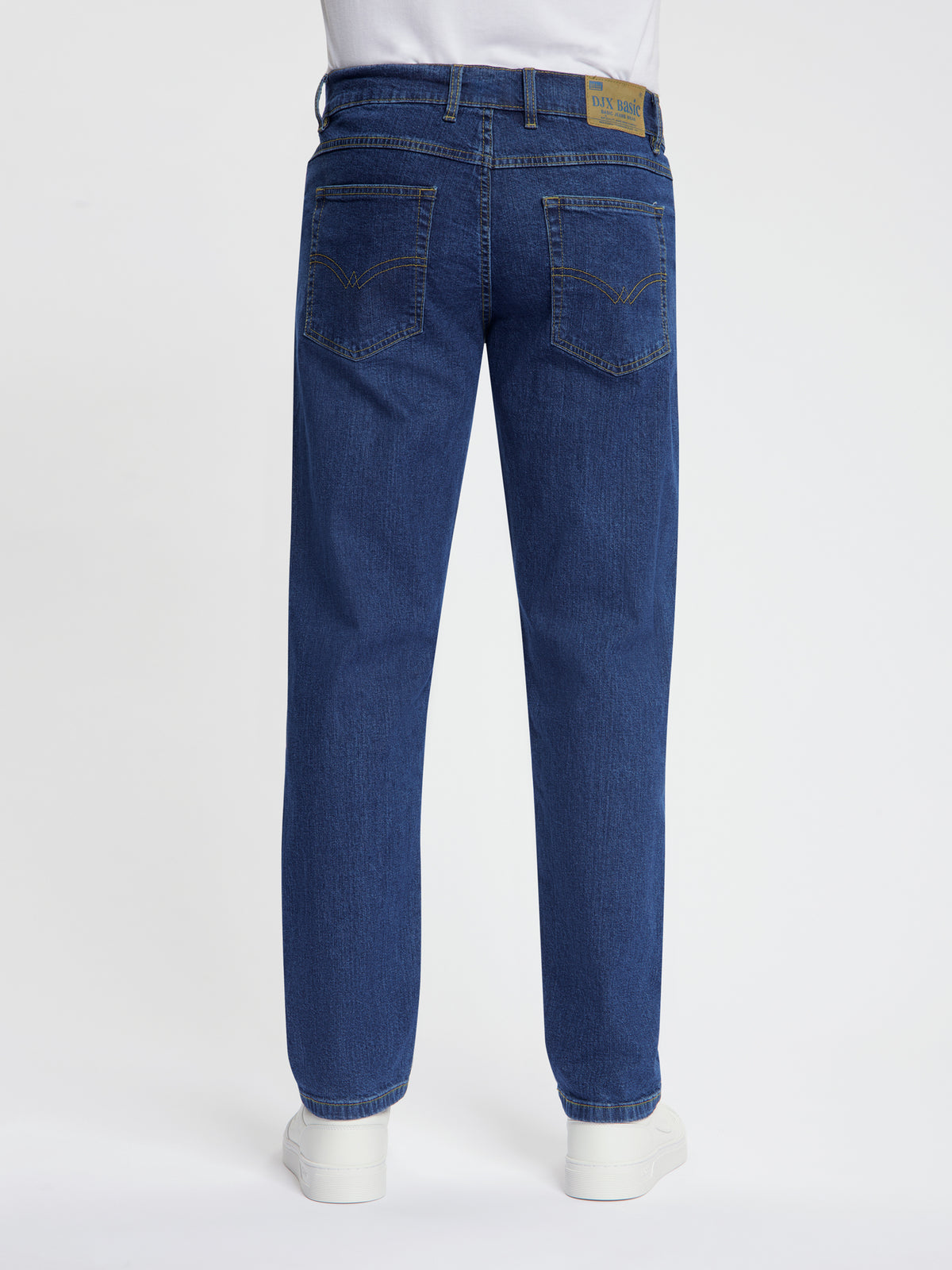 DJX 121 Regular Fit Stretch Jeans Heren – Dark Stone
