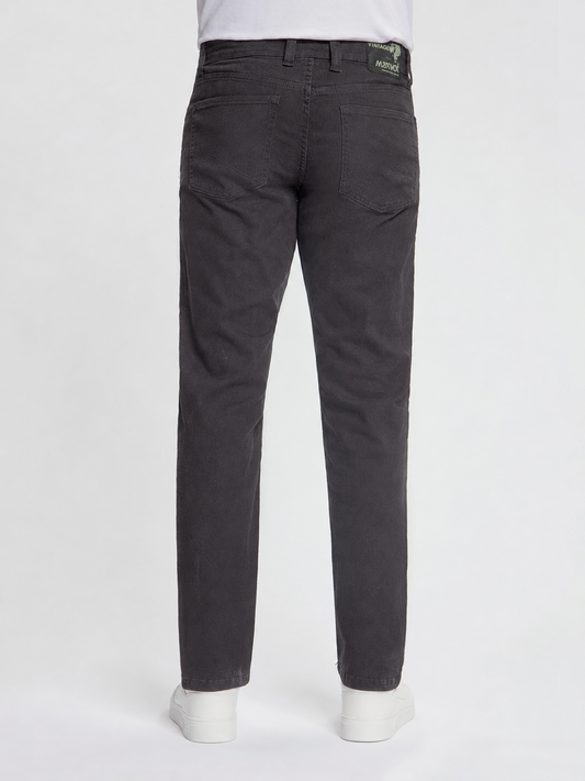 MASKOVICK Clinton Regular Fit Stretch Twill Broek Heren – Antraciet
