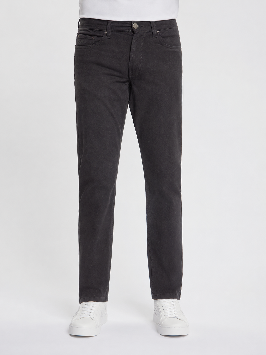 MASKOVICK Clinton Regular Fit Stretch Twill Broek Heren – Antraciet