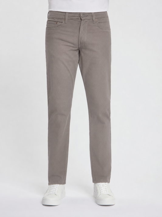 MASKOVICK Clinton Regular Fit Stretch Twill Broek Heren – Grey