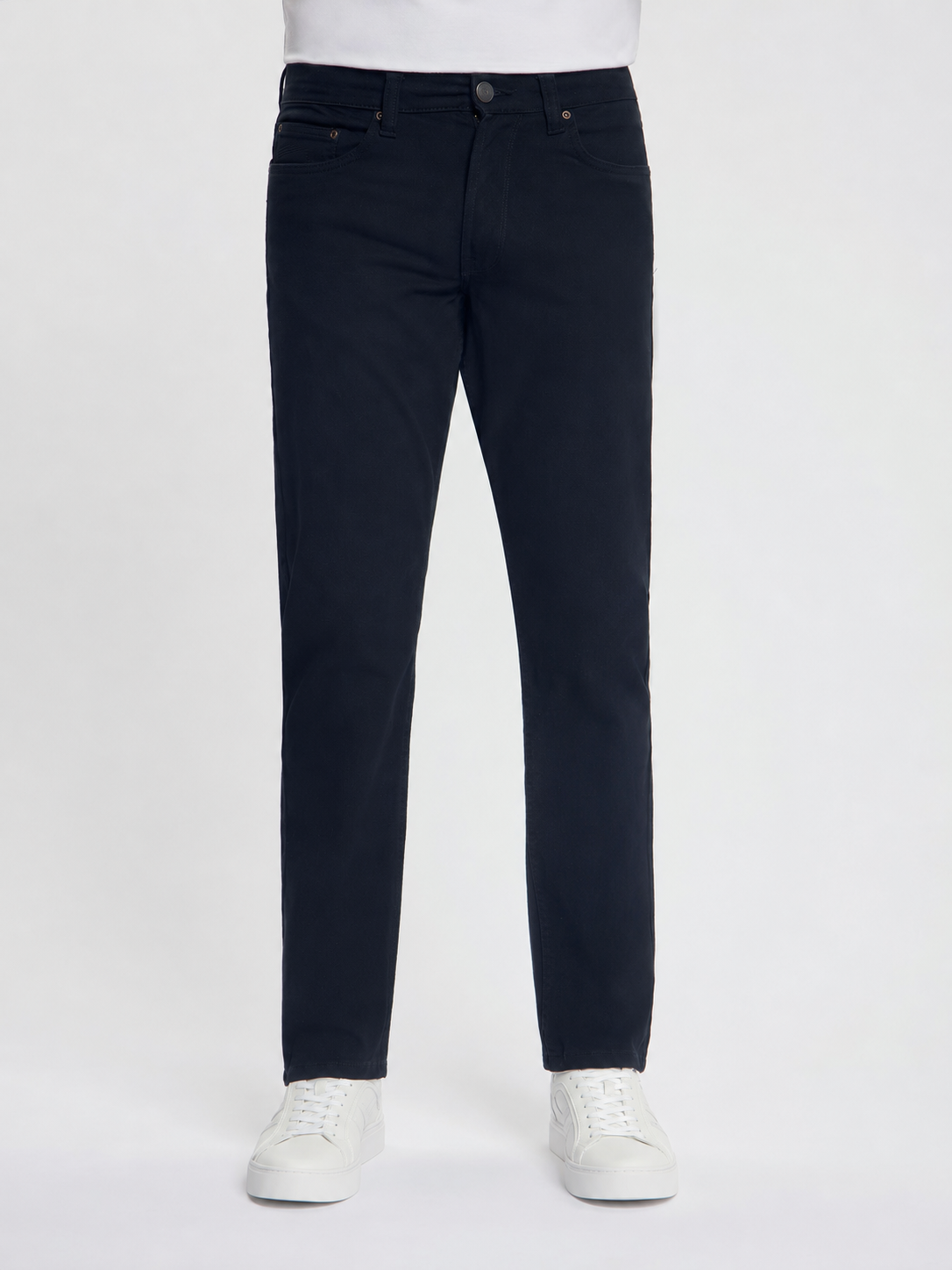 MASKOVICK Clinton Regular Fit Stretch Twill Broek Heren – Navy
