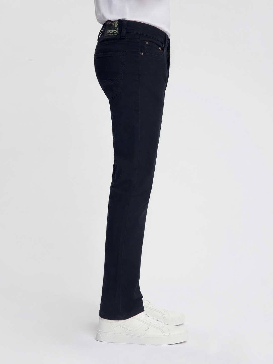 MASKOVICK Clinton Regular Fit Stretch Twill Broek Heren – Navy