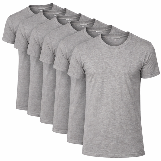 TROOXX heren T-shirt Round Neck - Extra Long - 6-pack